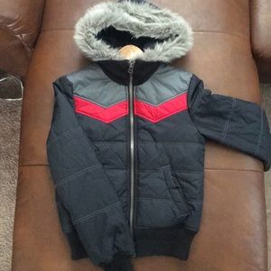 Vintage Style Puffy Jacket S/M